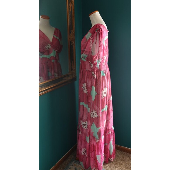 NWT Anthropologie Hutch Yael Sleeveless Maxi Dress Colorful Floral Boho XL - Picture 7 of 16